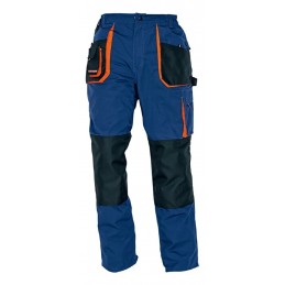 Męskie-spodnie-robocze-poliestrowo-bawełniane-wygodne-i-wytrzymałe - EMERTON-granatowy