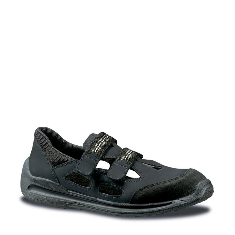 Sandały-bezpieczne-zamszowe-ze-stalowym-podnoskiem-ochronnym - Lemaitre-BLACKDRAGSTER-S1