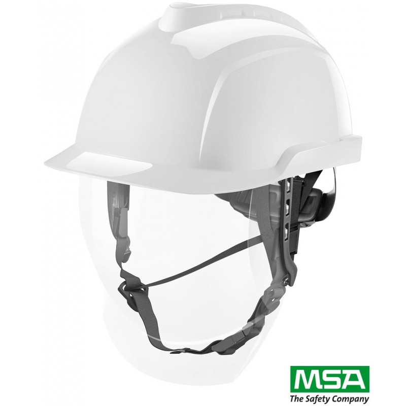 Hełm-ochronny-dla-elektryków-z-osłoną-twarzy - MSA-V-GARD950