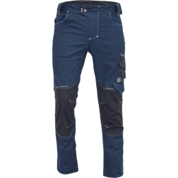 Męskie-spodnie-ochronne-wykonane-z-innowacyjnej-elastycznej-tkaniny-Trifibetex® - NEURUM-CLASSIC-spodnie-granatowy