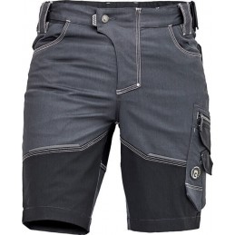 Męskie-krótkie-spodnie-ochronne-z-innowacyjnej-elastycznej-tkaniny-Trifibetex® - NEURUM-CLASSIC-szorty-antracyt