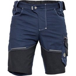 Męskie-krótkie-spodnie-ochronne-z-innowacyjnej-elastycznej-tkaniny-Trifibetex® - NEURUM-CLASSIC-szorty-granatowy