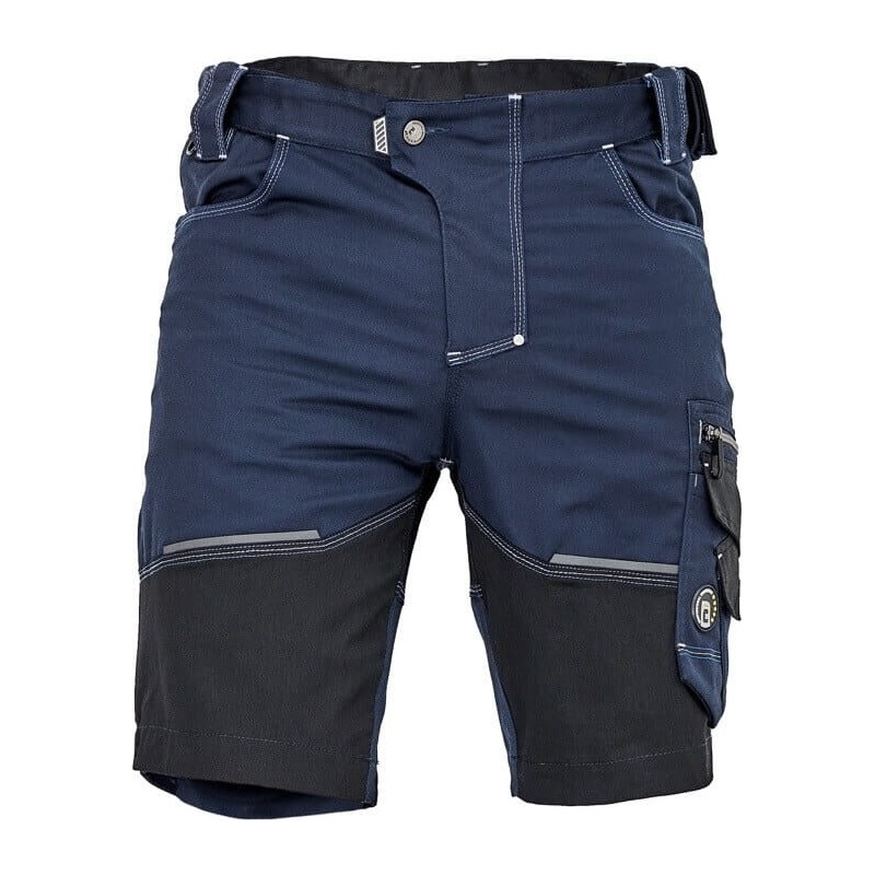 Męskie-krótkie-spodnie-ochronne-z-innowacyjnej-elastycznej-tkaniny-Trifibetex® - NEURUM-CLASSIC-szorty-granatowy