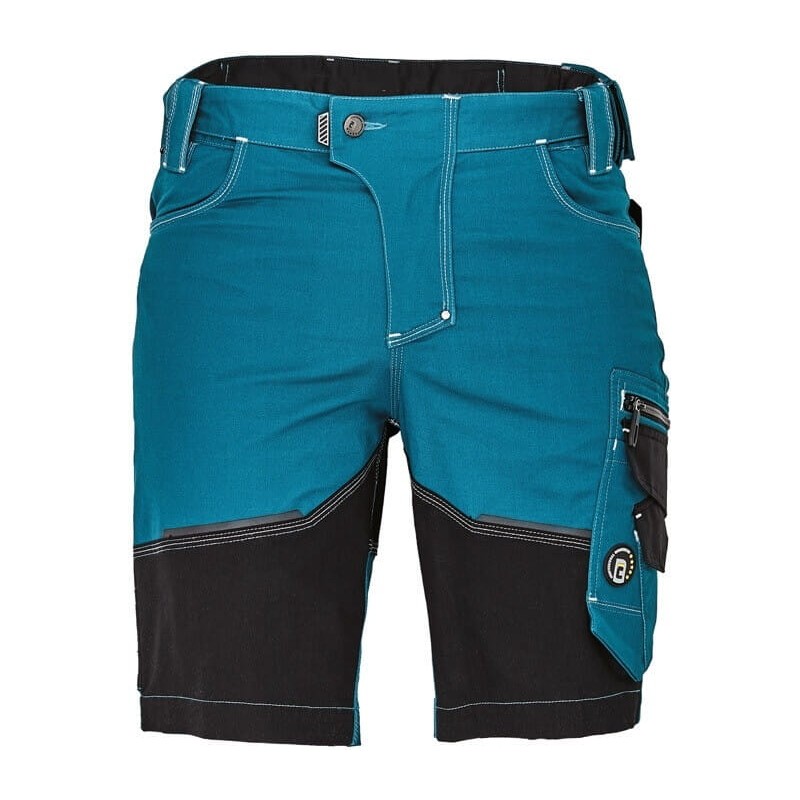 Męskie-krótkie-spodnie-ochronne-z-innowacyjnej-elastycznej-tkaniny-Trifibetex® - NEURUM-CLASSIC-szorty-morski