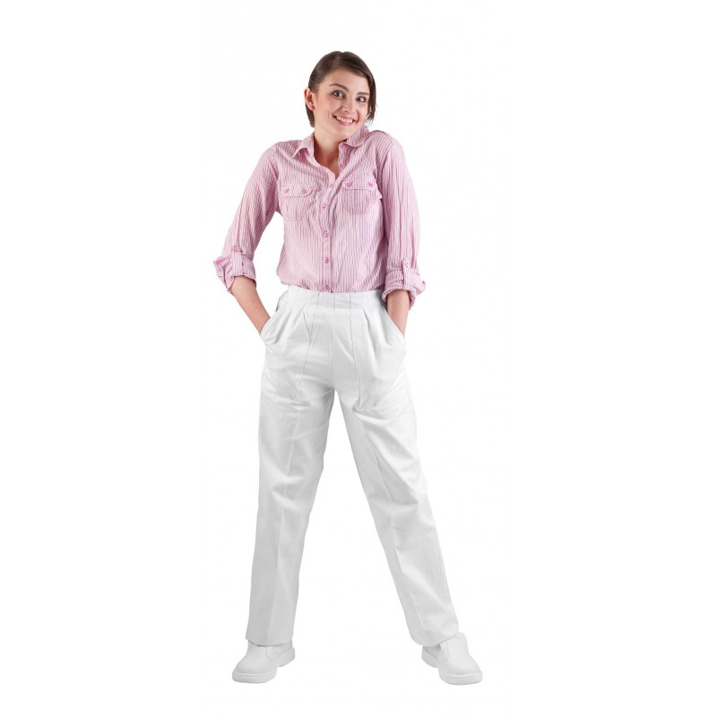 Damskie-spodnie-ochronne-białe - APUS-LADY