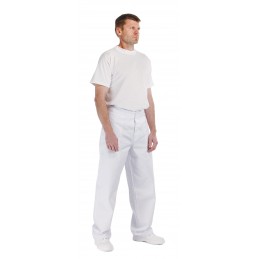 Męskie-spodnie-ochronne-białe - APUS-MAN
