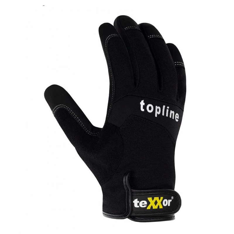 Rękawice-monterskie-wykonane-ze-skóry-syntetycznej-i-tkaniny-technicznej-wierzch - TEXXOR-2520-TUCSON