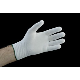 Cienkie-rękawice-wykonane-z-przędzy-poliestrowej-bezpyłowe - JS-GLOVES-ROS