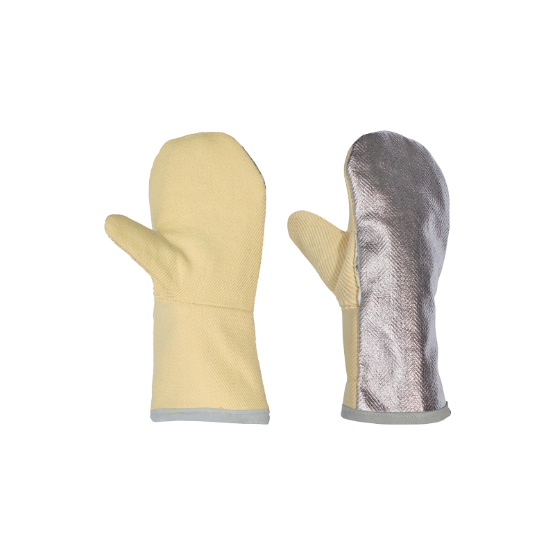 Termiczne-rękawice-wykonane-z-włókniny-aramidowej-pokryte-folią-aluminiową-w-części-grzbietowej - PARROT-AL-PROFI