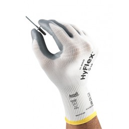 Rękawice-ochronne-wykonane-z-białej-przędzy-nylonowej-powlekane-pianką-nitrylową - ANSELL-HYFLEX®11-800