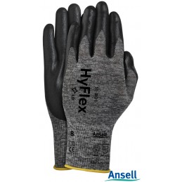 Rękawice-robocze-wykonane-z-przędzy-nylonowej-powlekane-pianką-nitrylową - ANSELL-HYFLEX® 11-801