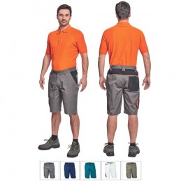Męskie-krótkie-spodnie-robocze-bawełniano-poliestrowe-na-lato - CREMORNE-SZORTY