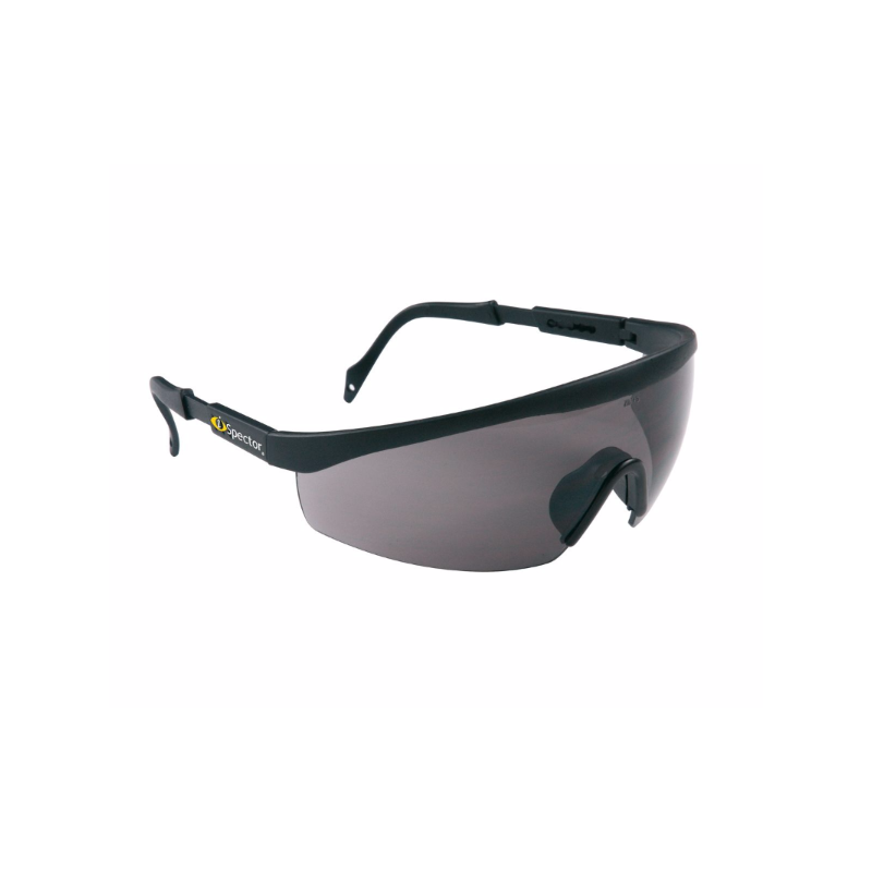 Przeciwodpryskowe-okulary-wykonane-z-poliwęglanu-soczewki-niezaparowujące-regulacja-zauszników - LIMERRAY-IS-przyciemnione