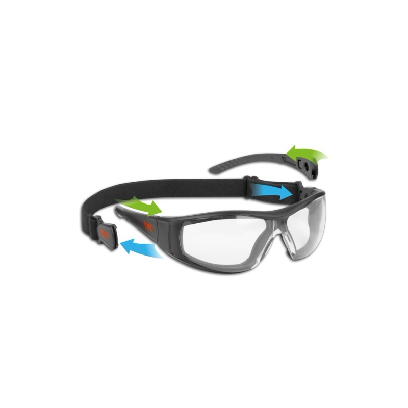 Okulary-ochronne-z-możliwością-wymiany-zauszników-na-elastyczny-pasek - JSP-STEALTH-HYBRID