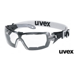 Okulary-z-szybkami-z-poliwęglanu-elastyczną-gumką-oraz-pianką-uszczelniającą - UVEX-PHEOS-GUARD
