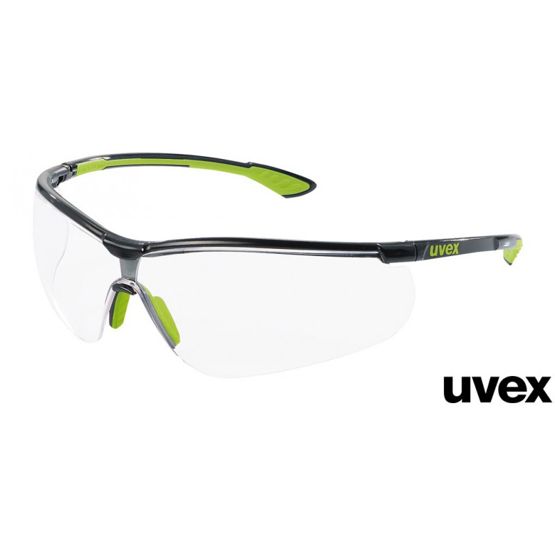 Bardzo-lekkie-okulary-przeciwodpryskowe-niezaparowujące-z-ochroną-UV - UVEX-SPORTSTYLE-bezbarwne