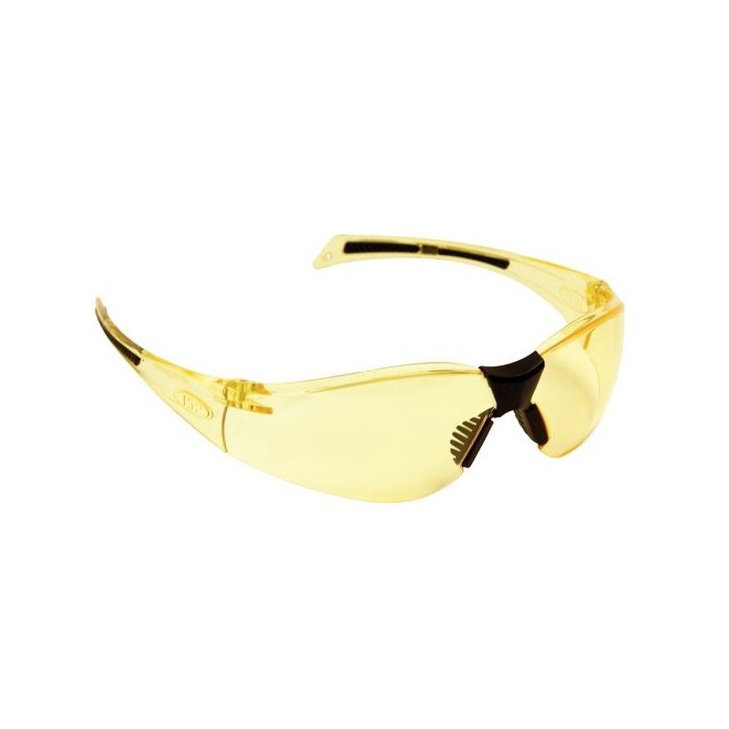 Lekkie-okulary-z-szybkami-z-poliwęglanu-przeciwodpryskowe-z-ochroną-przed-UV - JSP-STEALTH-8000-żółte