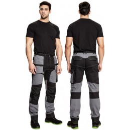Nowoczesne-męskie-bawełniane-spodnie-robocze-z-elastyczną-talią-i-dużą-ilością-wielofunkcyjnych-kieszeni - KEILOR