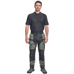 Nowoczesne-męskie-bawełniane-spodnie-robocze-z-elastyczną-talią-i-dużą-ilością-wielofunkcyjnych-kieszeni - KEILOR-oliwko