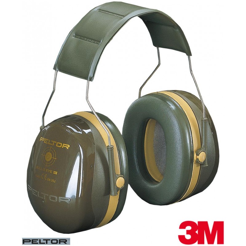 Ochronniki-słuchu-nagłowne-SNR-35dB-tłumienie-dźwięków-o-niskich-i-wysokich-częstotliwościach - 3M-PELTOR-OPTIME-III