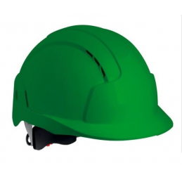 Kask-ochronny-otwory-wentylacyjne-tworzywo-ABS-więźba-tekstylna-regulowana-pokrętłem - JSP-EVOLITE-WRH-VNT-zielony