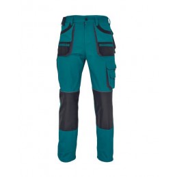Spodnie-ochronne-do-pasa-poliestrowo-bawełniane-liczne-wielofunkcyjne-kieszenie - FF-CARL-BE-01-003-zielone