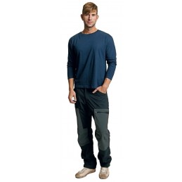 Męskie-spodnie-outdoorowe-wykonane-z-poliamidu-wzmocnione-w-kroczu-na-udach-i-kolanach - NULATO-czarno-szare