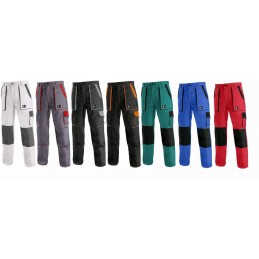 Męskie-spodnie-ochronne-do-pasa-wykonane-z-tkaniny-bawełnianej-z-dużą-ilością-kieszeni - CXS-LUXY-JOSEF