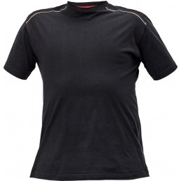 Bawełniany-męski-T-shirt-roboczy - KNOXFIELD-antracyt-czerwony