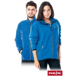 Bluza-robocza-wykonana-z-wysokiej-jakości-krótko-strzyżonego-polaru - POLAR-HONEY-niebieski