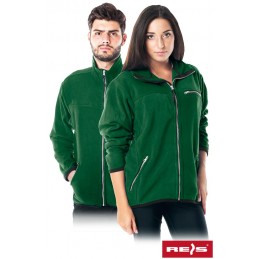 Bluza-robocza-wykonana-z-wysokiej-jakości-krótko-strzyżonego-polaru - POLAR-HONEY-zielony
