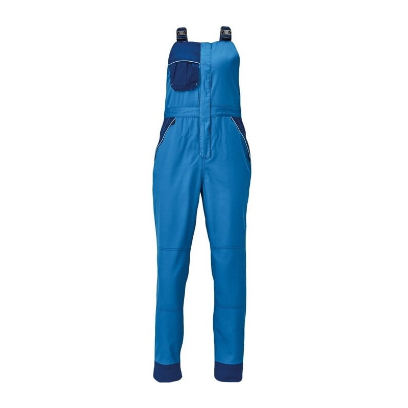 Damskie-spodnie-ochronne-ogrodniczki-bawełna-poliester-wentylacja-w-talii-i-na-udach - MONTROSE-LADY-niebieski-granatowy