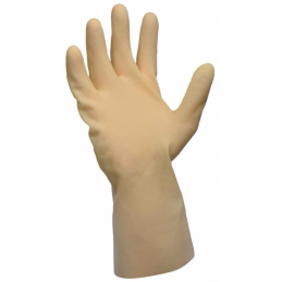 Rękawice-wykonane-z-naturalnego-lateksu-nieflokowane-z-ochroną-chemiczną-i-bakteriologiczną - ANSELL-AlphaTec® 87-600-chwyt