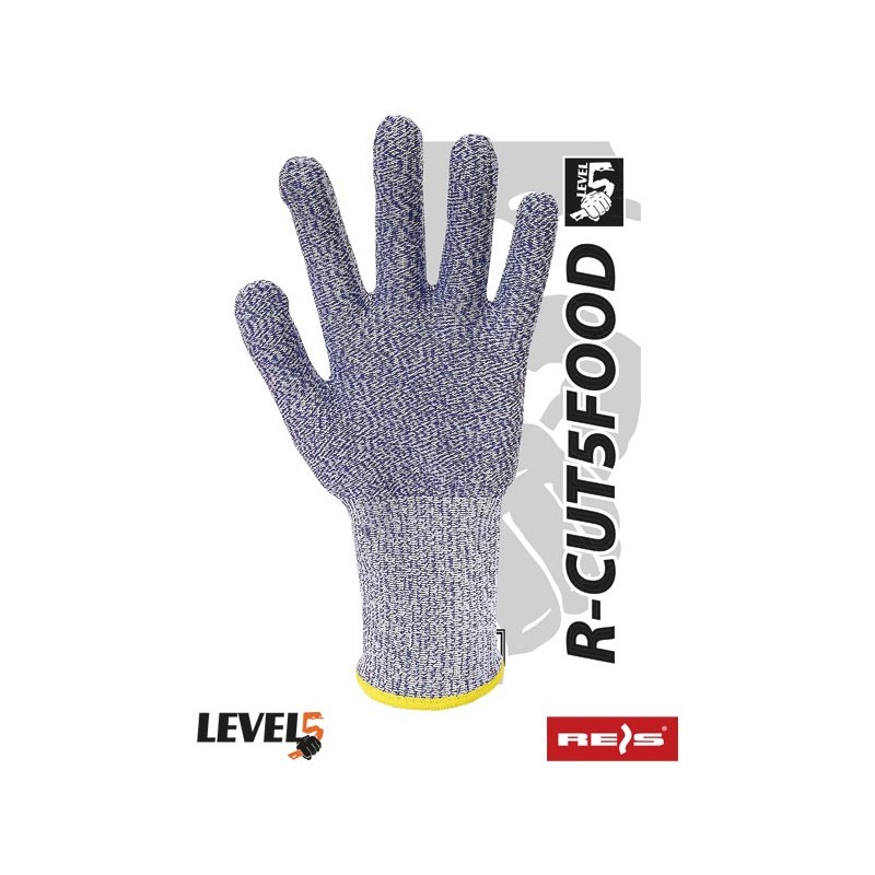 Rękawice-ochronne-wykonane-z-przędzy-HDPE-niezwykle-wytrzymałe-odporne-na-przecięcie-i-rozdarcie - R-CUT5FOOD