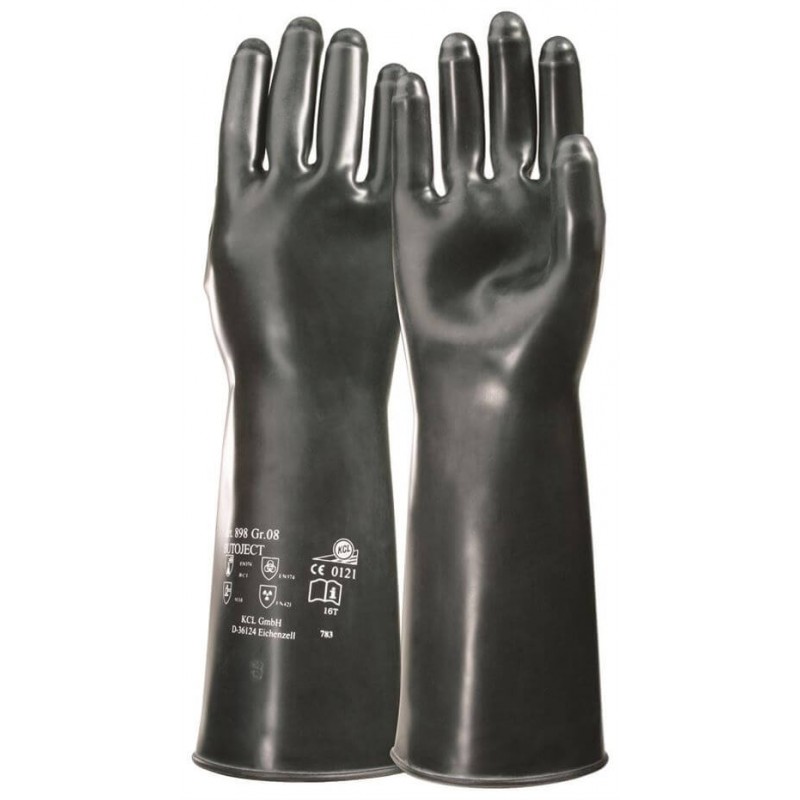 Rękawice-ochronne-wykonane-z-kauczuku-butylowego-odporne-chemicznie-gazoszczelne - KCL-898-BUTOJECT