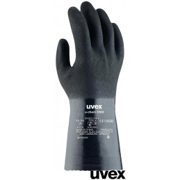 Rękawice-odporne-chemicznie-powlekane-nitrylem-na-bazie-bawełny-bardzo-dobra-chwytność - UVEX-U-CHEM-3100