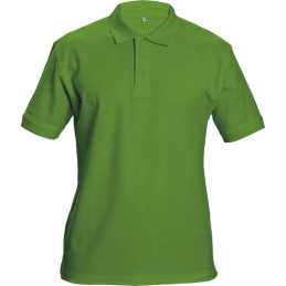 Wysokiej-jakości-koszulka-POLO-bawełniana-unisex - DHANU-zielony-trawiasty