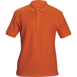 Wysokiej-jakości-koszulka-POLO-bawełniana-unisex - DHANU-pomarańczowy