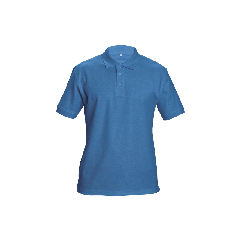 Wysokiej-jakości-koszulka-POLO-bawełniana-unisex - DHANU-modry