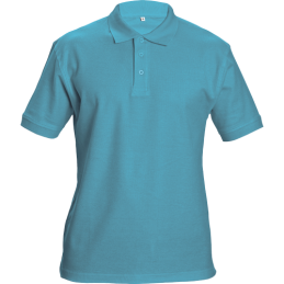 Wysokiej-jakości-koszulka-POLO-bawełniana-unisex - DHANU-błękitny