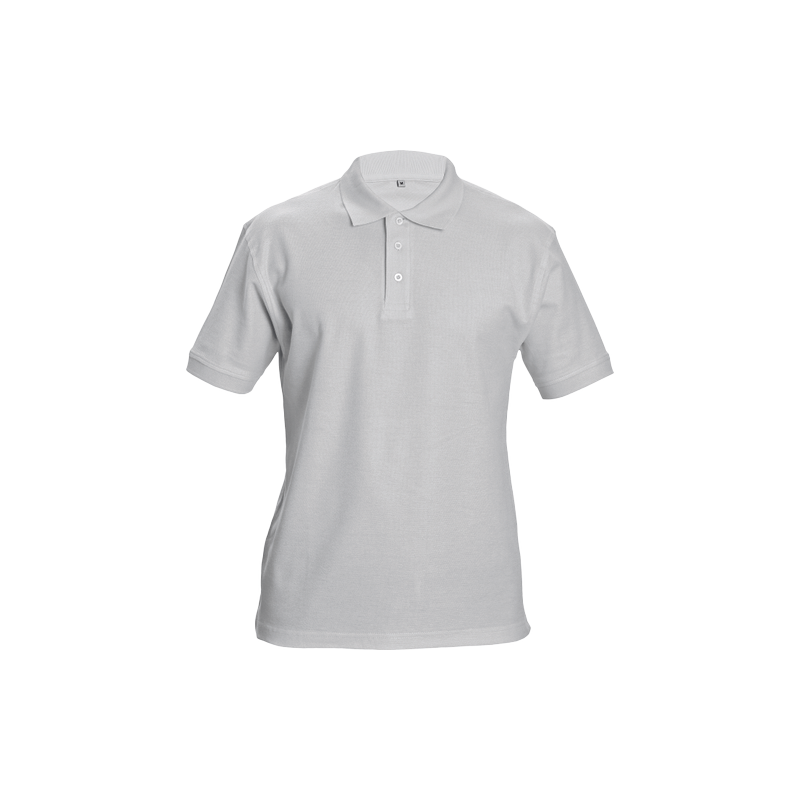 Wysokiej-jakości-koszulka-POLO-bawełniana-unisex - DHANU-biały
