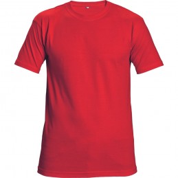 Koszulka-bawełniana-z-krótkim-rękawem - GARAI-czerwony