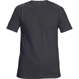 Koszulka-bawełniana-z-krótkim-rękawem - GARAI-czarny