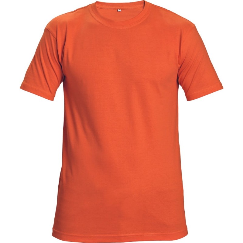 Koszulka-bawełniana-z-krótkim-rękawem - GARAI-pomarańczowy