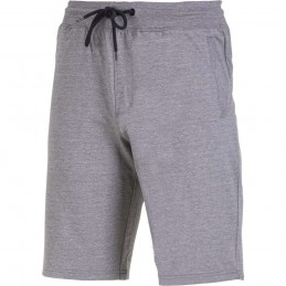 Męskie-krótkie-spodnie-dresowe-wykonane-z-materiału-typu-french-terry-3-kieszenie - LAHTI-L40714-szare