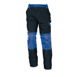 Spodnie-ochronne-do-pasa-wykonane-z-bawełny-wygodne-i-wytrzymałe - STANMORE-ciemnoniebieski-niebieski