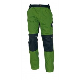 Spodnie-ochronne-do-pasa-wykonane-z-bawełny-wygodne-i-wytrzymałe - STANMORE-zielony-czarny