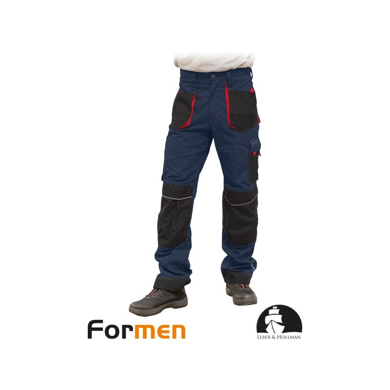 Spodnie-robocze-poliester-bawełna-duża-ilość-kieszeni - LH-FMN-T