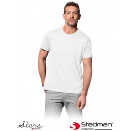 Koszula-z-krótkim-rękawem-wykonana-z-bawełny - ST2000-biały
