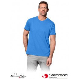 Koszula-z-krótkim-rękawem-wykonana-z-bawełny - ST2000-jasnoniebieski